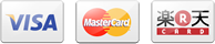 VISA、MasterCard、楽天カード